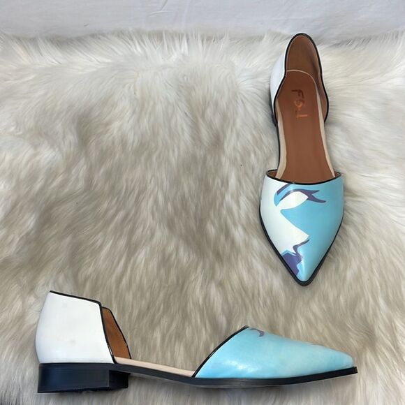 FSJ Double D'Orsay Pointy Toe Pump Style Shoes Sz 13 - Picture 1 of 6